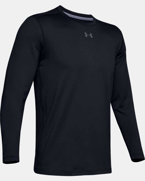 Under Armour Mens Fitted ColdGear Crew Warm Functional Shirt for Men Lightweight Tight-Fit Long-Sleeve Sports Top 